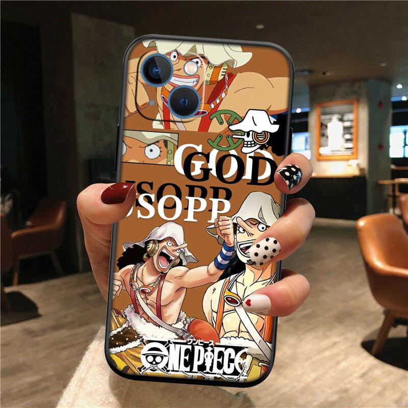 TR26 One Piece GOD Usopp Case for Samsung Galaxy A11 A12 A13 A15 A52S A53 A55 A56 A70 A71 A72 A73 F06 F16 F56 S10 Plus S10e
