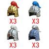 Military Building Blocks Medieval Soldiers Castle Figures Weapons Knights Gifts Accessories Helmets Mini Bricks MOC Boys Toys