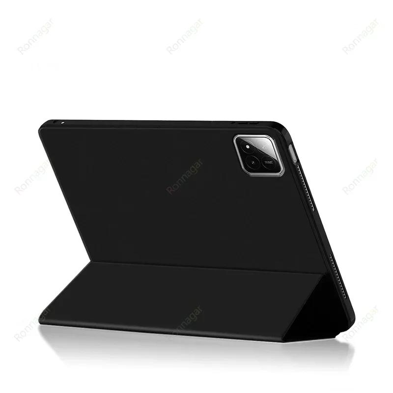Ультратонкий чехол для Xiaomi Mi Pad 7 Pad7 Pro Чехол 11,2 дюйма Складная подставка Мягкая задняя крышка для Xiaomi Pad 7 Pro Pad7 Pro 5g Чехол