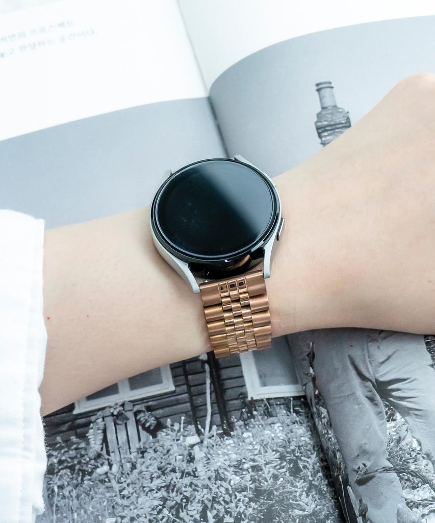Nuateu [6 Цветов] Металлический Ремешок Jubilee для Galaxy Watch 20/22 мм