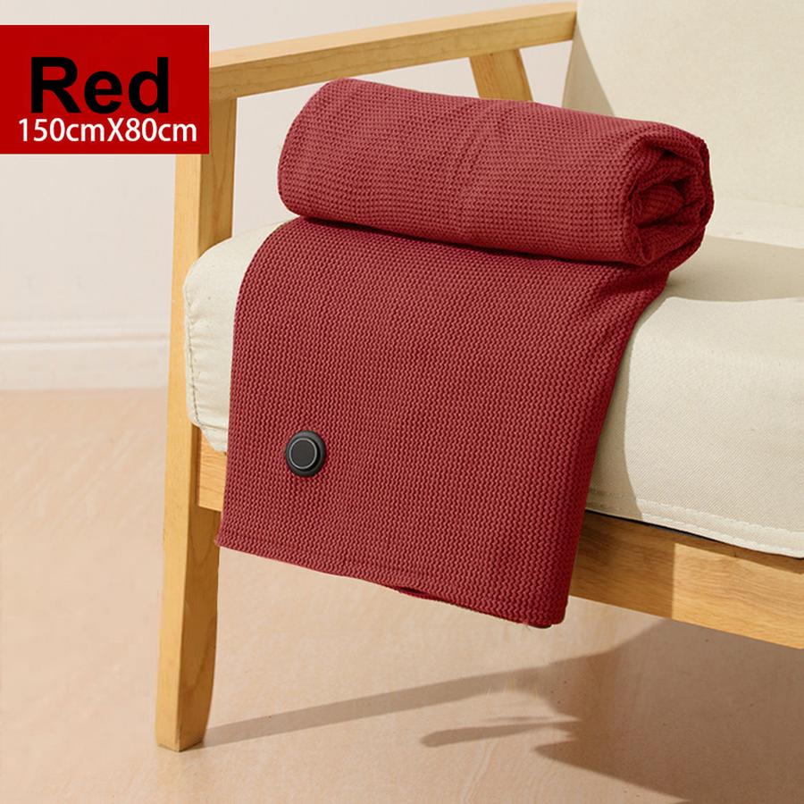 Hot Sale Portable Electric Heated Travel Blanket with USB Charging for Outdoor Use, Office Warming Blanket Without Power Bank