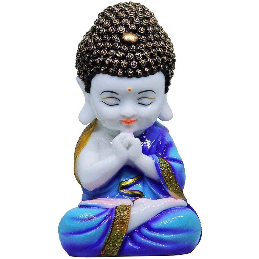 Ремесла Дом из смолы Ручная работа Маленький ребенок-монах Будда