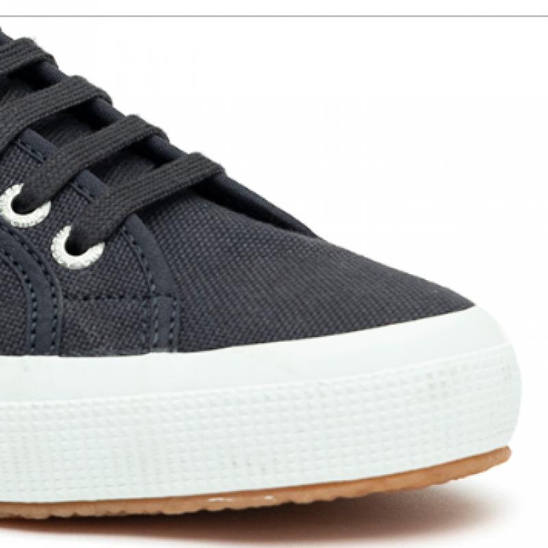 Superga 2750 Стираный хлопок Синий Серый S8125cwakn
