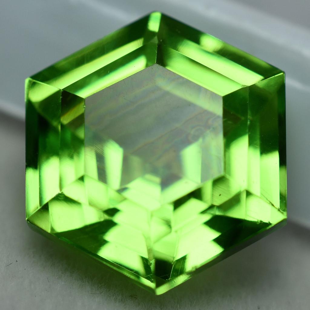 8.10 Ct Fancy Shape Natural Green Peridot Loose GEMSTONE For Jewelry