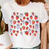 Strawberry Cottagecore Fruit Gifts For Her Womens T-Shirts Tee Top  NED