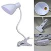 Clip On Light/Clamp Lamp/Modern Table Lamp White For Living Room Bedroom Bed Side Office,Home LED Desk Lamp With Clip And Arm