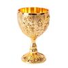 Metal Wine Glasses Retro Dinnerware Goblet Vintage European Style Spirit Vodka Champagne Glasses for Bar Home Decor