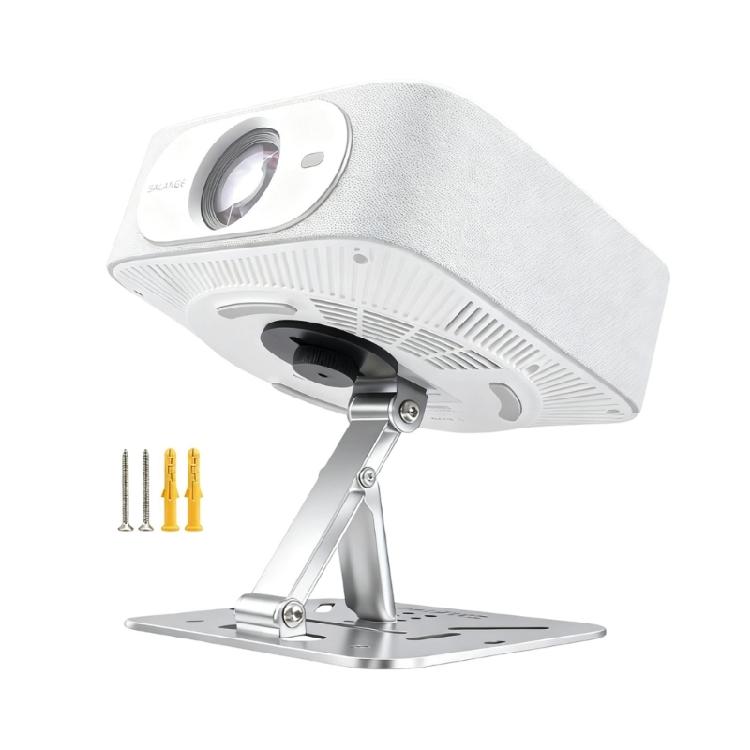 Professional Projector Mounting 5kg Bracket Weight Capacity Foldable Design 90° Vertical Lock For Home Office