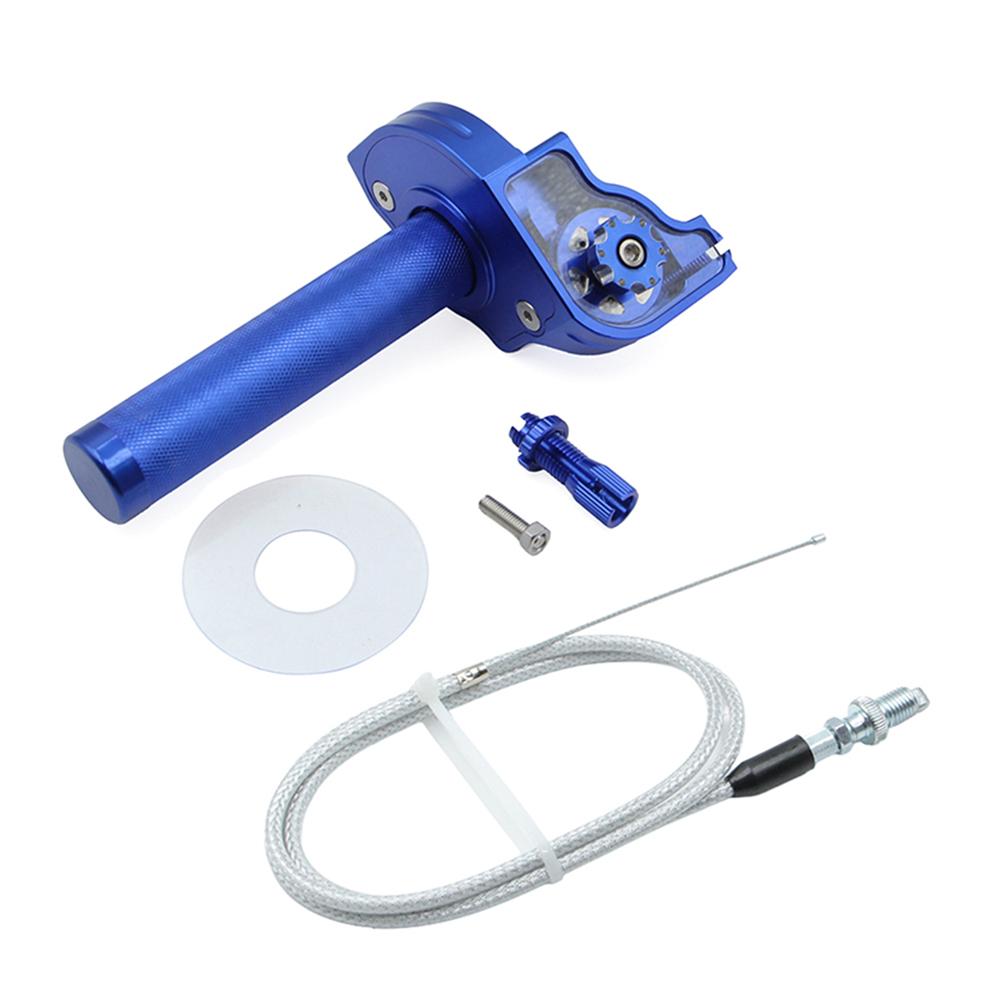 Universal CNC Aluminum Accelerator Throttle Twist Grips Handlebars M10*1.5 For Dirt Pit Bike Moped Scooter Quad ATV Motorcycle