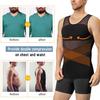 Men's Slimming Tank Top Compression Tummy Control Undershirt Body Shaper Breathable Sleeveless Sweatshirt for Summer Sports Travel