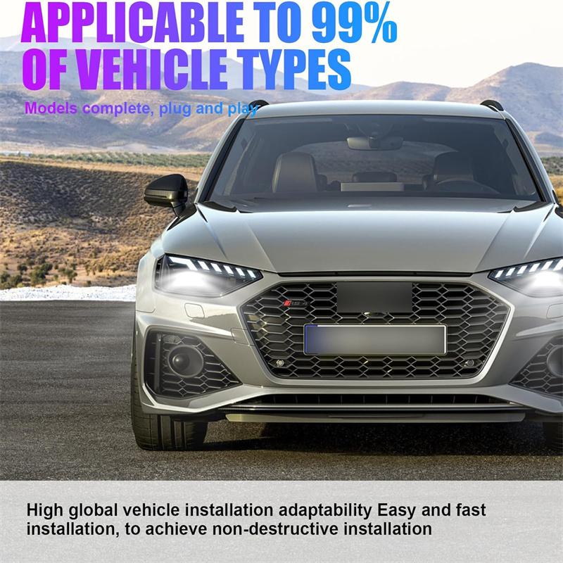 2Pcs 12000Lm H1 Led Headlight Bulb Canbus Car Head Fog Light 6500K White 12V-24V Super Bright,Plug And Play Fanless