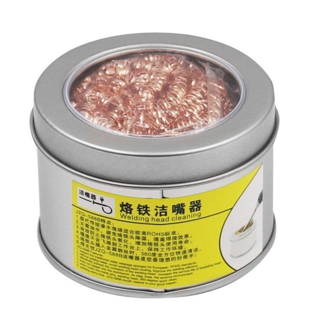 Cleaning Nozzle Wire Cleaner Ball Mesh Filter Desoldering Soldering Iron Iron Tip Cleaner Welding