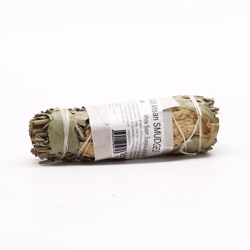 White Sage Smudge Stick With Eucalyptus And Ginger