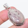 Natural Dolomite Gemstone 925 Sterling Silver Jewelry Pendant 1.77" Z0W32