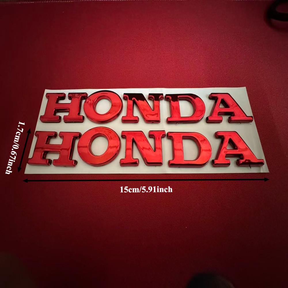 AAAMC1 Наклейка Honda Трехмерная Гальваническое покрытие Буквы HONDA Водонепроницаемый Логотип для Мотоцикла Подходит для PCX160CBR650и Других Моделей