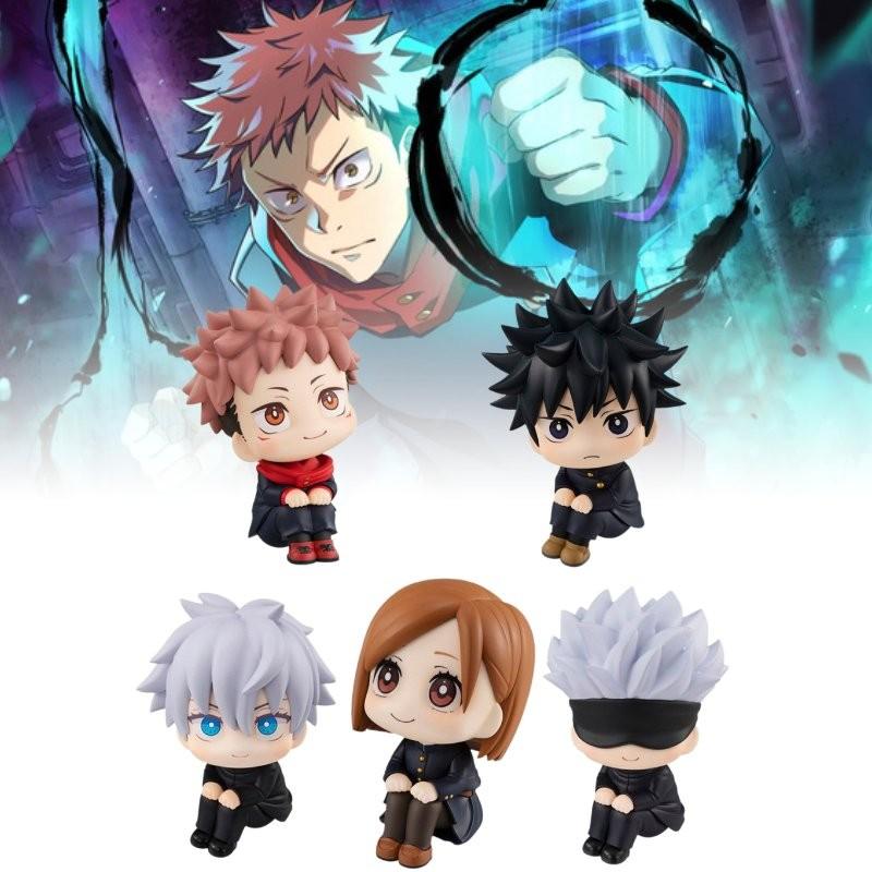 Очаровательный набор ПВХ-фигурок Jujutsu Kaisen включает Годжо, Итадори, Нобару и Фусигуро
