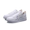 Кроссовки Li Ning Sports Lifestyle Series из прочной дышащей ткани с низким верхом для скейтбординга, женские, белые, фиолетовые, AGCQ544-2