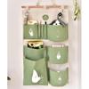 Practical 9 Pockets Wall Hanging Storage Bag Organizer Toys Container Decor Pocket Pouch
