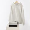 Unisex Solid Color Hooded Pullover Sweatshirt Loose Fit Top