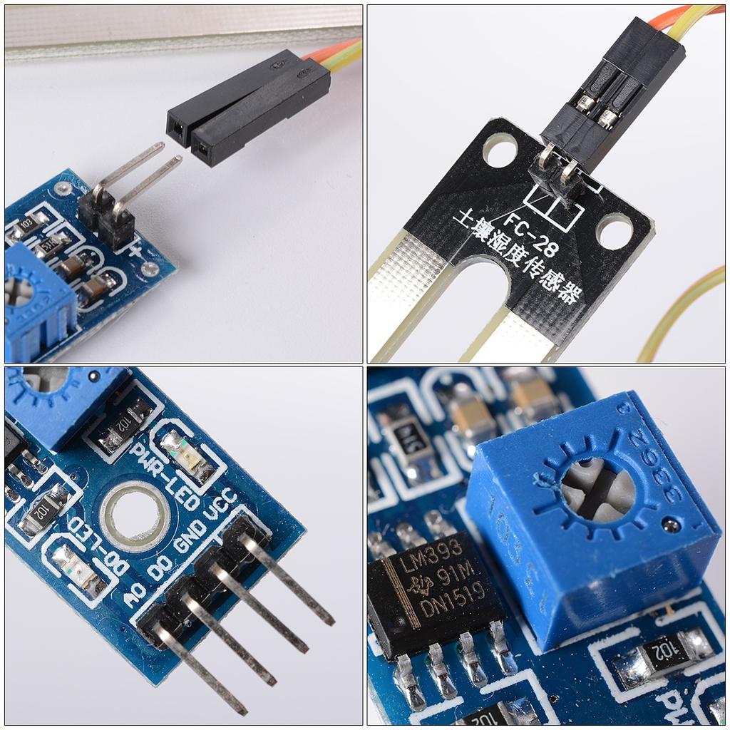 5 шт. Гигрометр влажности почвы, датчик влажности, датчик воды, модуль Arduino Wire TE215