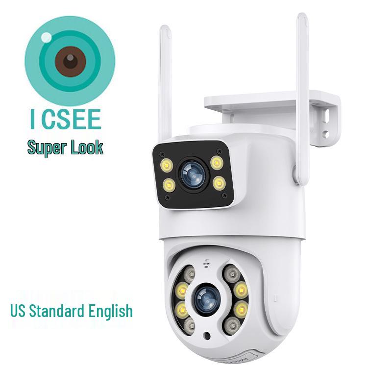 Xiongmai iCSee 6MP HD Беспроводная наружная бинокулярная камера наблюдения