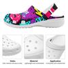 Printed EVA Beach Clogs Women Men Lightweight Breathable Slip On Garden Shoes Pool Bathroom Home Summer Sandals Garden Wear