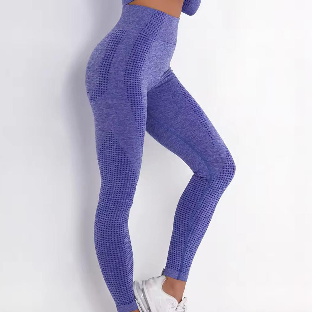 Бесшовные леггинсы для йоги с высокой талией, женские спортивные штаны для тренировок, бега, пуш-ап, леггинсы для фитнеса и спортзала, колготки
