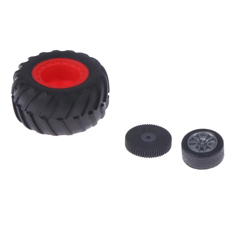 10 шт. игрушечных резиновых колес для ПК, покрышек, сделай сам, мини-технология, 4WD, цветные покрышки, отверстие