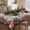 New Christmas Table Cloth Holiday Beautification Decoration Rectangular Table Cloth Anti Slip and Wear-resistant Multi-purpose