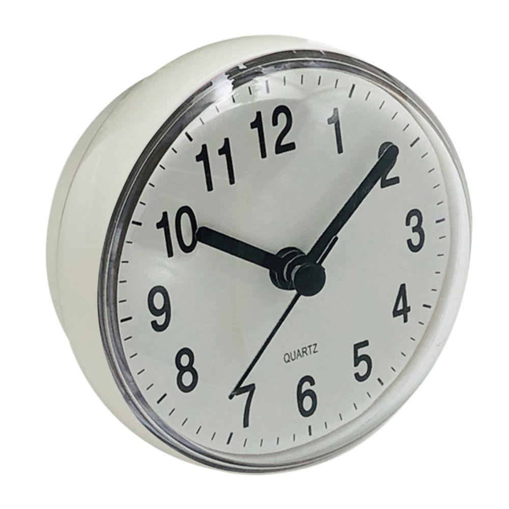 Clock Art Minimalist Battery Powered Mini Sucker Shower Clocks Home Decor Wall Watch Wall Clock
