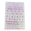 Moon Star Face Gems Self Adhesive Nail Art Decoration Stage Decoration Makeup Sticker