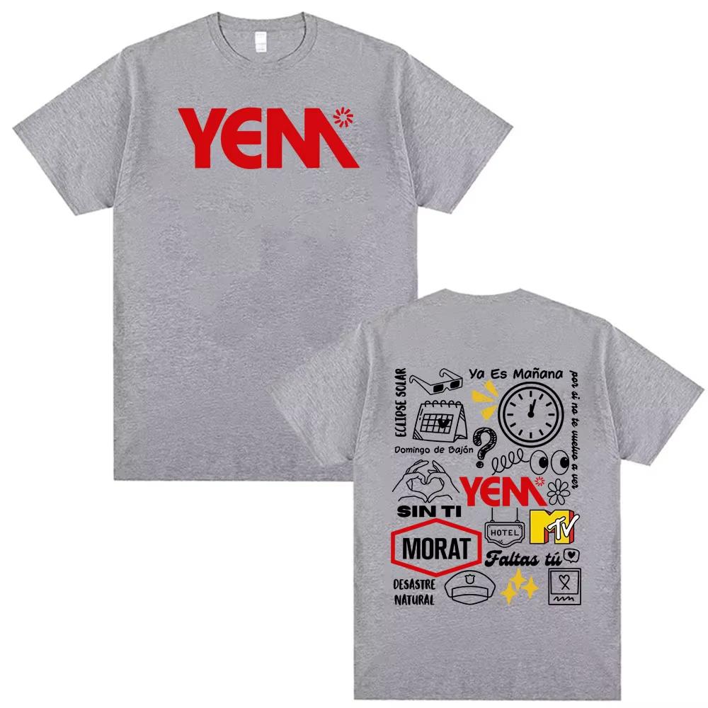 Band Morat Asuntos Pendientes Album Printed T Shirt Mens Hip Hop Pop Music Tshirt Oversized High Quality Tee Shirts Streetwear