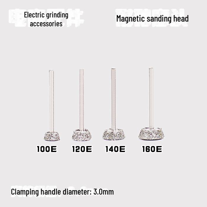 Pressed and Rolled Lead, Jade Carvings, Jade Agate, Raw Stone Peeling, Window Opening, Magnetic Sand E-Needle Grinding Head
