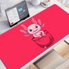 Cute Axolotl Design Aesthetic Large Gaming Mouse Pad Office Desk Mat Computer Keyboard Pad Nonslip Office Desk Decor Accessories