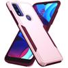 Чехол для Moto G Play Ударопрочный Гибридный Двухслойный Жесткий Чехол для Moto G Power / G Pure Чехлы с Защитной Пленкой для Экрана