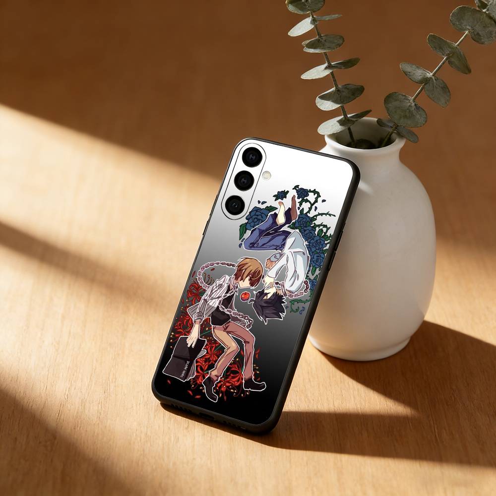 Anime D-Death Note Phone Case For Samsung GalaxyA13,21s,22,31,32,52,53,71,72,73,Soft Black Cover