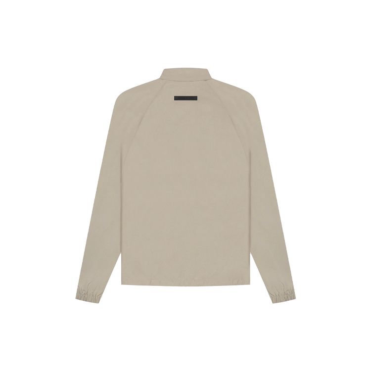 Fear of God Essentials Спортивная куртка с молнией на половину и рукавами реглан SS21, унисекс, верхняя одежда, цвет мха FOG-SS21-642