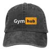 Стирка Унисекс Бейсболка Gym Hub Тракер Кепка-снепбэк Папина кепка Фитнес Хобби Гольф Кепки