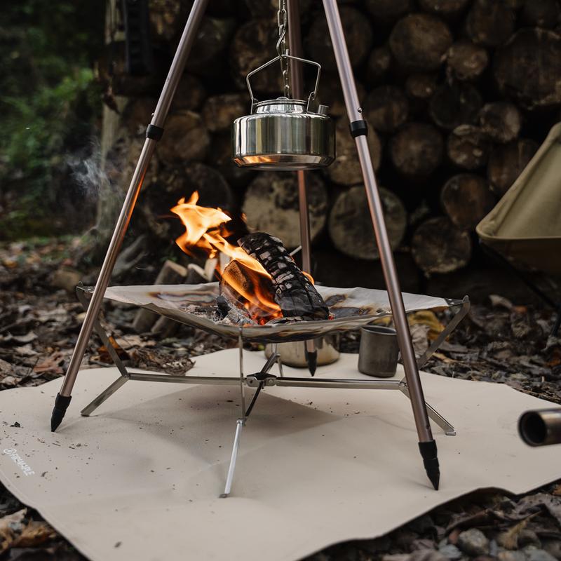 Ультралегкий складной костровище и гриль FIRE-MAPLE