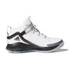 adidas Lockdown J Ткань Нескользящие Износостойкие Средняя высота Детские Баскетбольные Кроссовки Белый Черный Унисекс GZ3084