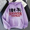 Толстовка с принтом Stranger Things, флисовая толстовка 6629