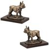 French Bulldog, Frenchie - Dog Figurine, Figure On a White Base, Trophy for Dog Show Exhibition