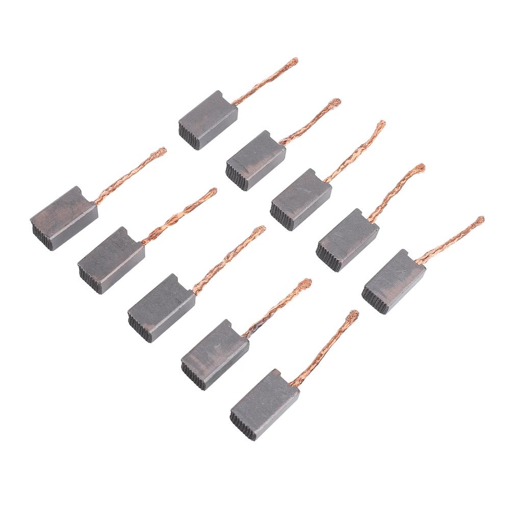 20 шт. Щетка электродвигателя Хорошая электрическая теплопроводность Угольная щетка для двигателя 1020