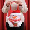 Cartoon Christmas Eve Apple Bag Handheld Xmas Candy Bag Christmas Tote Bags  Xmas Ornaments