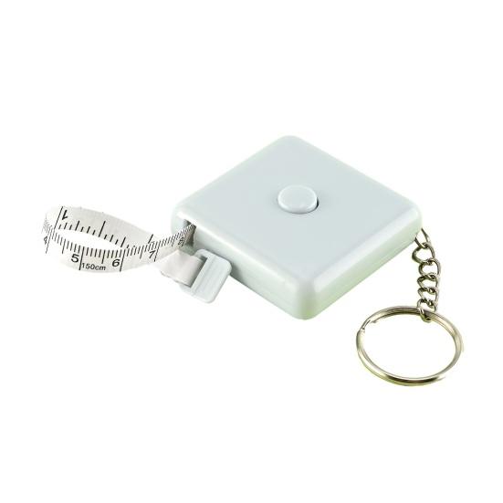 Квадратная выдвижная рулетка с брелоком Портативная мини двусторонняя мягкая измерительная лента Портновская швейная лента для измерения тела