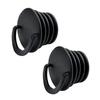 2/4Pcs PVC Scuppers Stopper Plug Kayak Drain Plug Water Stopper Boats Scupper Plugs Drain Holes Stopper Bung with Handle