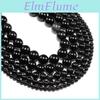 Mm Black Natural 4681012 1strandlot Obsidian Stone Beads Round Loose Spacer Bead For Jewelry Making Findings Diy Bracelet