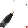 CELLO Ручка-шариковая с захватом Упаковка 1x 10 шт. Синие чернила Наконечник 0,5 мм Плавное письмо Эргономичная ручка для офиса и школы