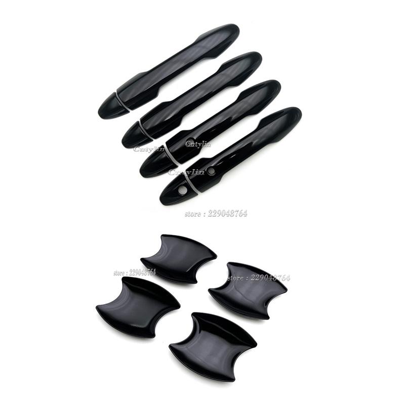 For Honda Freed 2024 2025 ABS Carbon Fiber Car Door Handle Bowl Decoration Cover Sticker Car Styling Exterior Mouldings