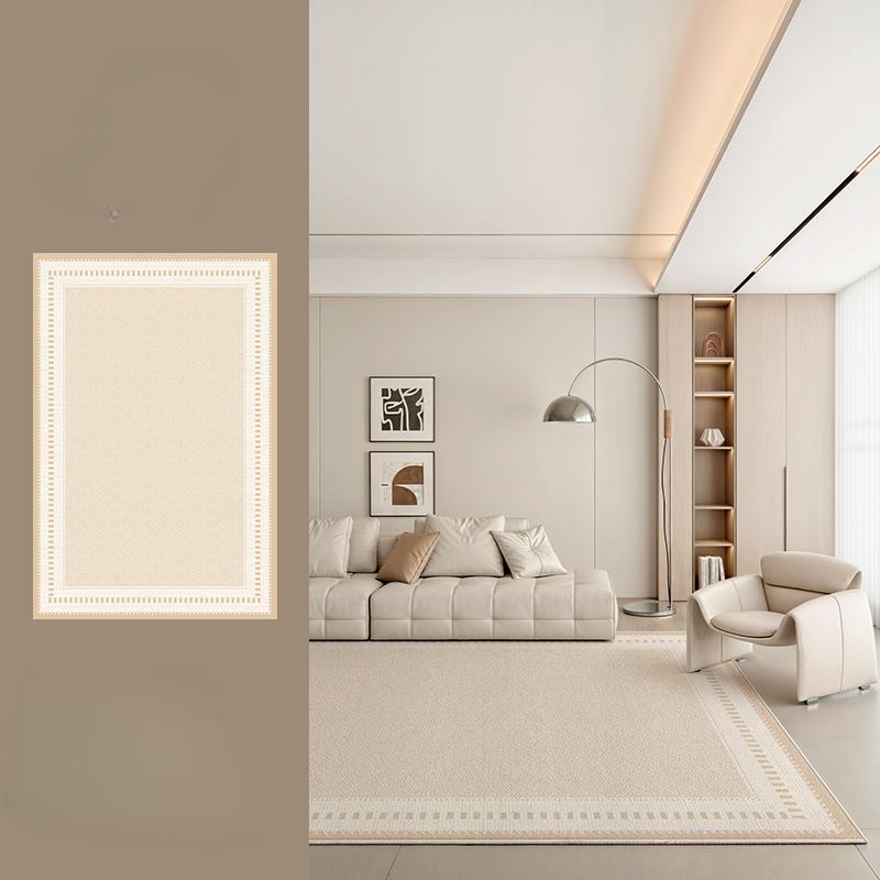 Cream Style Living Room Decoration Soft Carpet Washable bedside Floor Mat Large Area Rugs for Bedroom Anti-slip cloakroom Rug